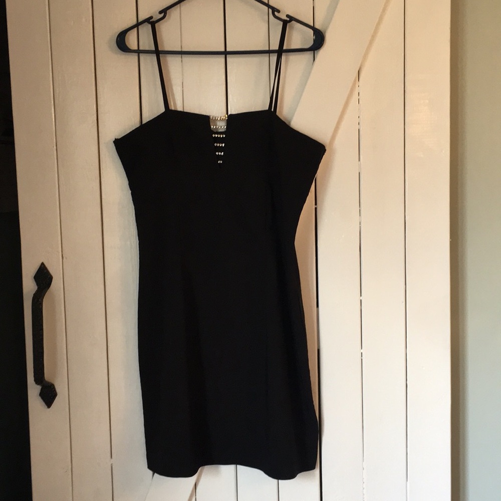 Little Black Dress with rhinestones, size large